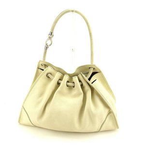 Authentic Used  Tod's Shoulder bag White Silver Woman